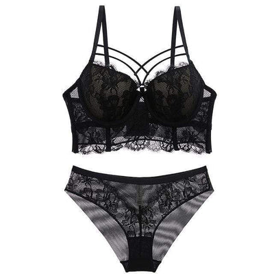 Komplettset Bralette mit Push-Up