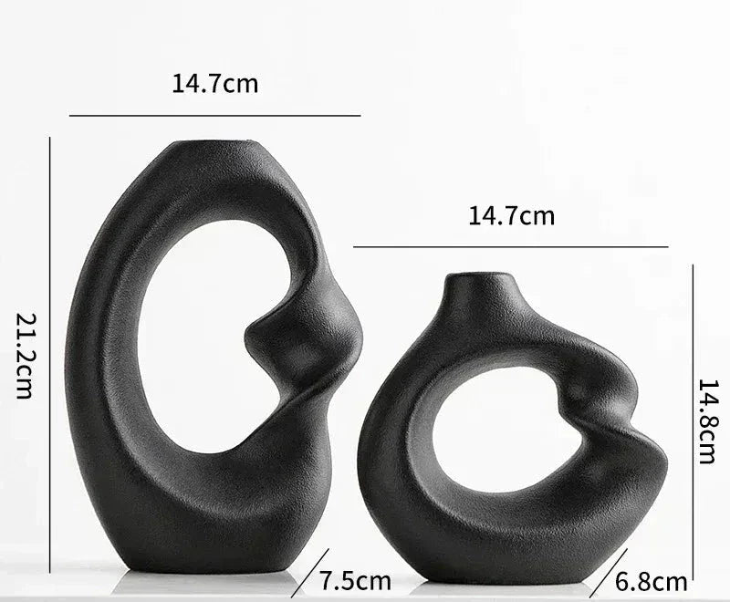 Kreative Kurvige Dekorative Vase