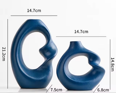 Kreative Kurvige Dekorative Vase