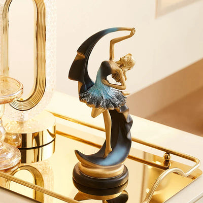 Kreative tanzende Mädchen Skulptur