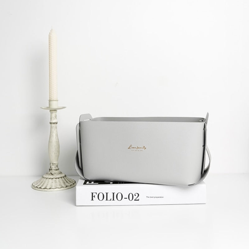 Kunstleder Aufbewahrungskörbe