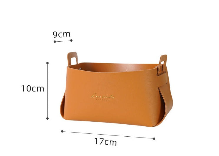 Kunstleder Aufbewahrungskörbe