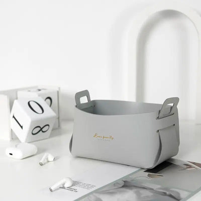 Kunstleder Aufbewahrungskörbe