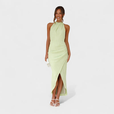 Camila - Langes plissiertes Kleid