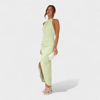 Camila - Langes plissiertes Kleid