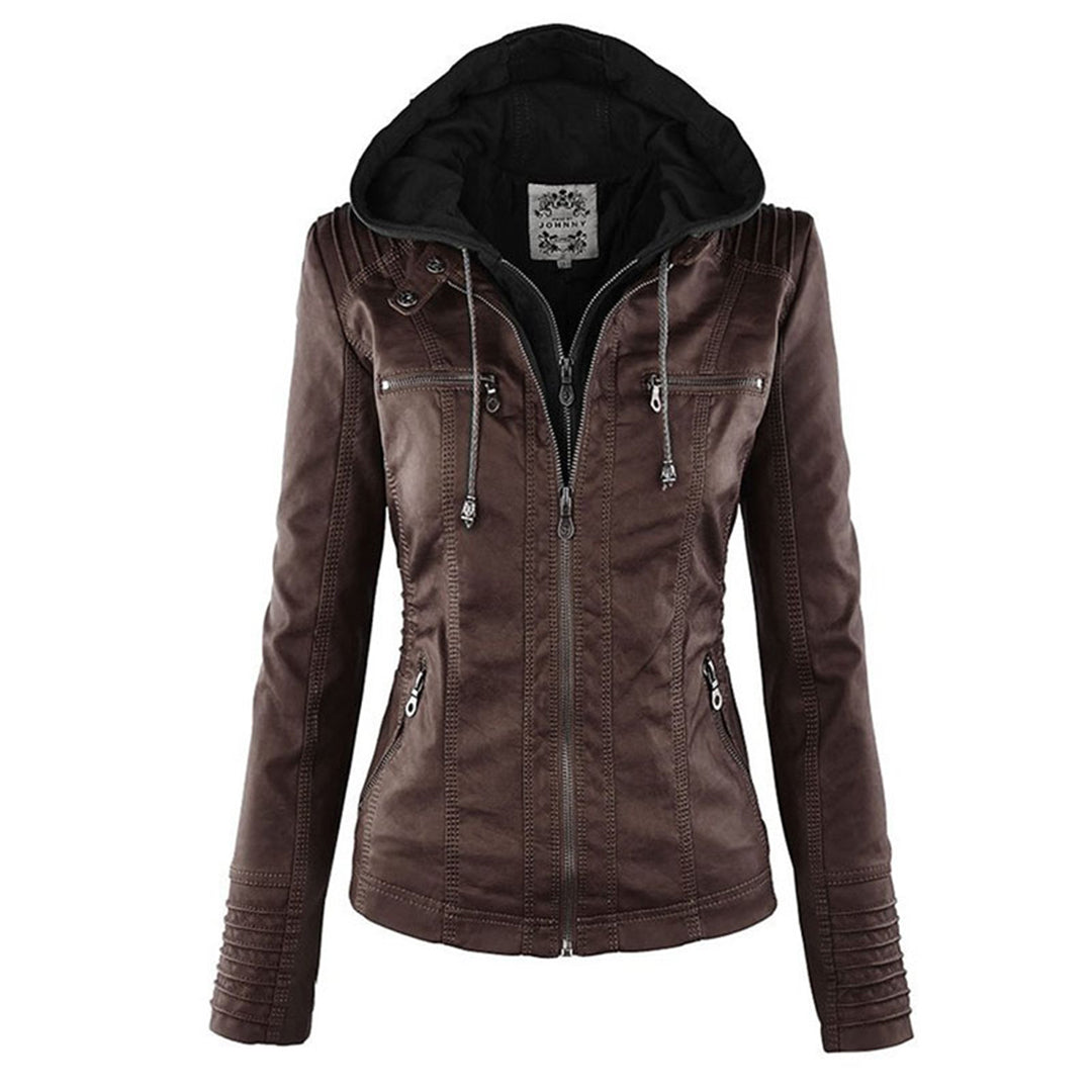 Kiara - Damen-Winter-Lederjacke für stilvolle Wärme