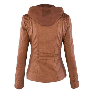 Kiara - Damen-Winter-Lederjacke für stilvolle Wärme