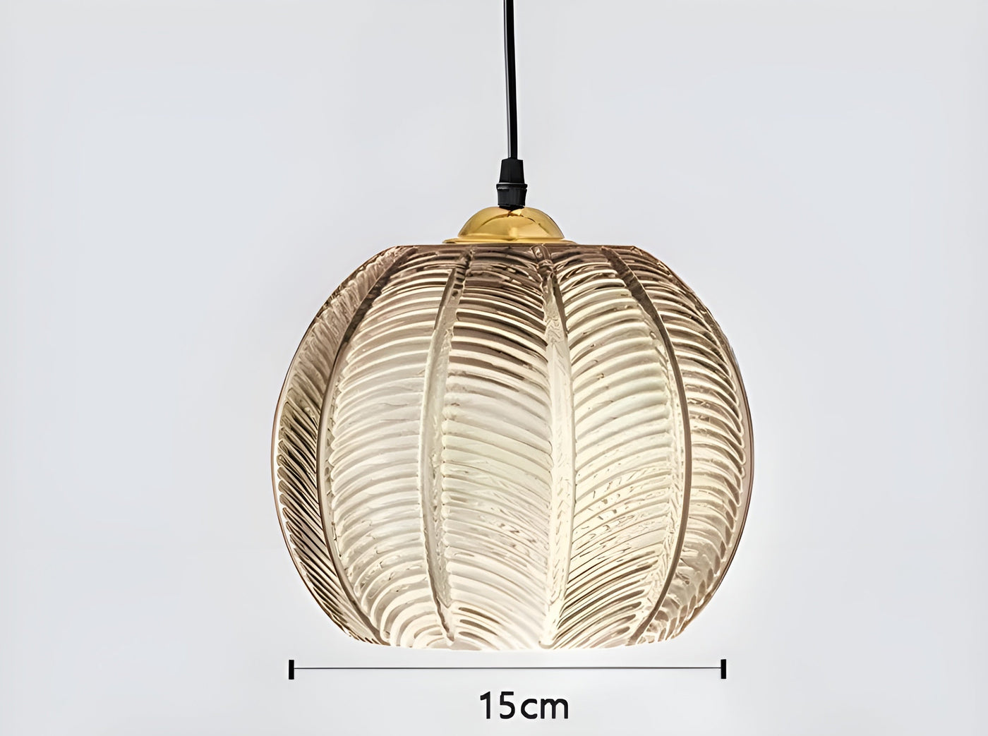 EternaGlow – Retro Glas Pendelleuchte