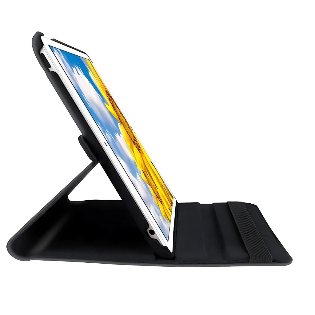 Leder-Folio-Hülle mit Kickstand für iPad