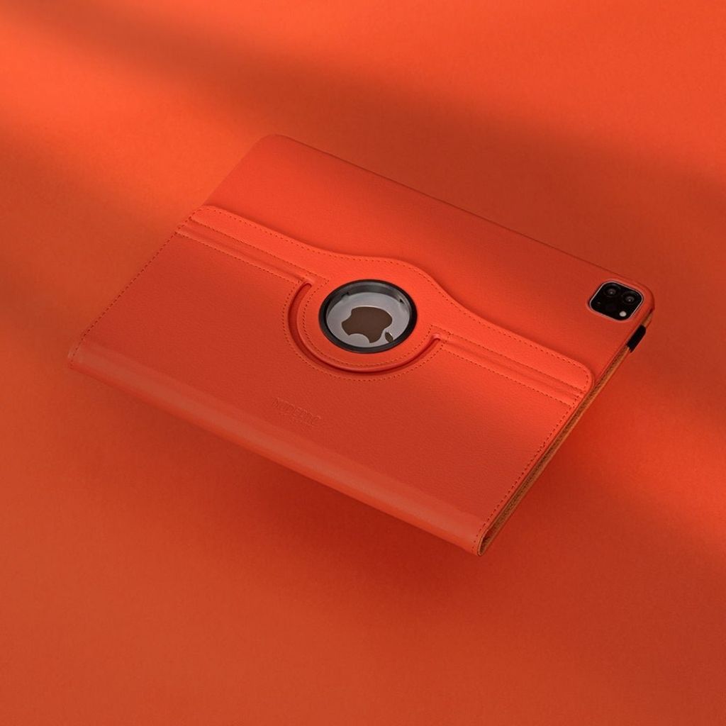 Leder-Folio-Hülle mit Kickstand für iPad