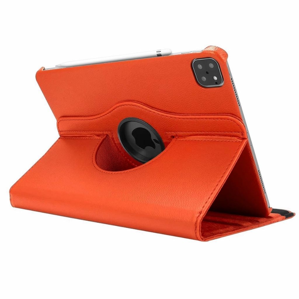 Leder-Folio-Hülle mit Kickstand für iPad