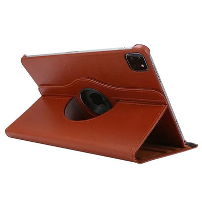 Leder-Folio-Hülle mit Kickstand für iPad