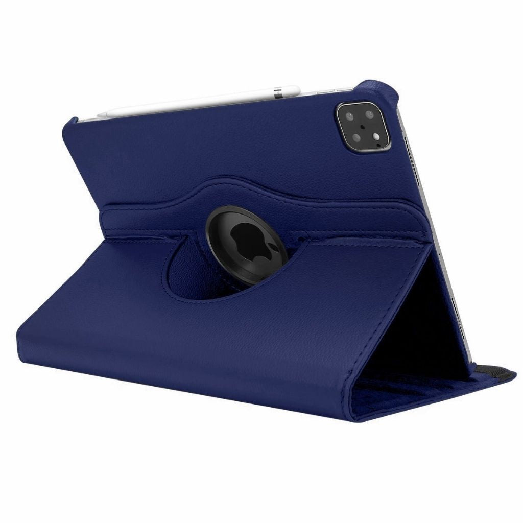 Leder-Folio-Hülle mit Kickstand für iPad