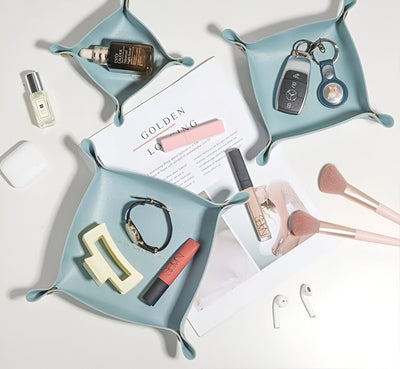 Leder Tray Catchall Aufbewahrungsbox