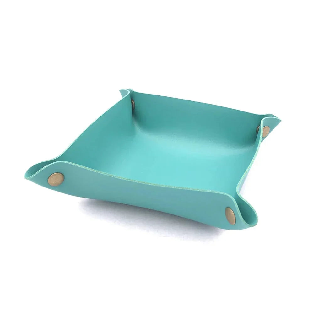 Leder Tray Catchall Aufbewahrungsbox