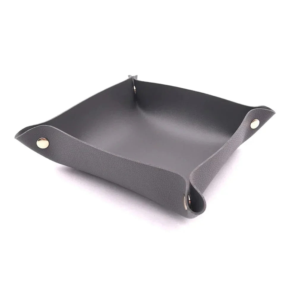 Leder Tray Catchall Aufbewahrungsbox