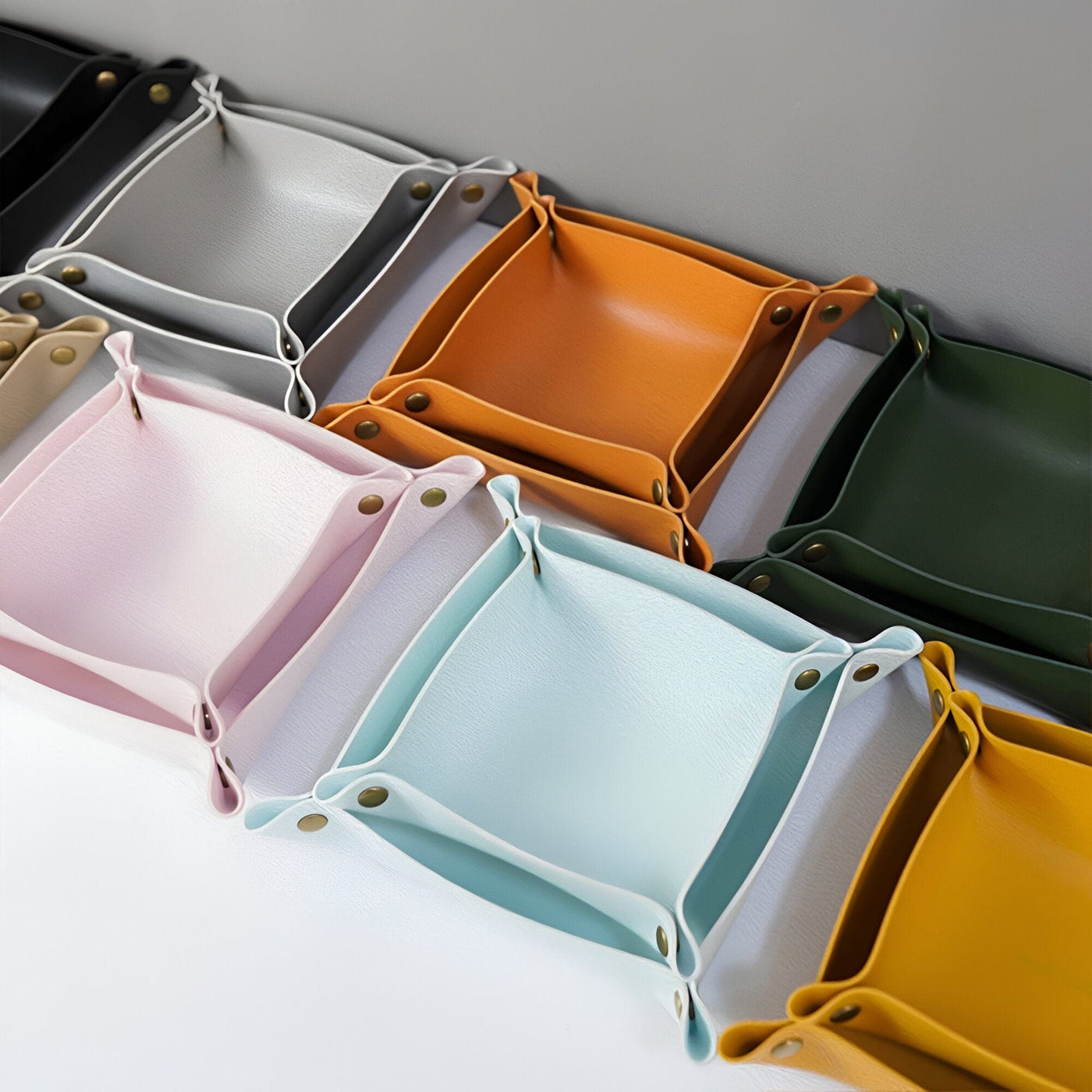 Leder Tray Catchall Aufbewahrungsbox