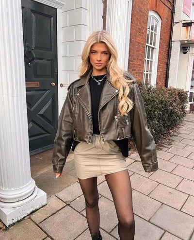 Melugrace-Lederjacke Damen