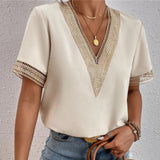 TANJA | Elegantes damen t-shirt in Hellgelb