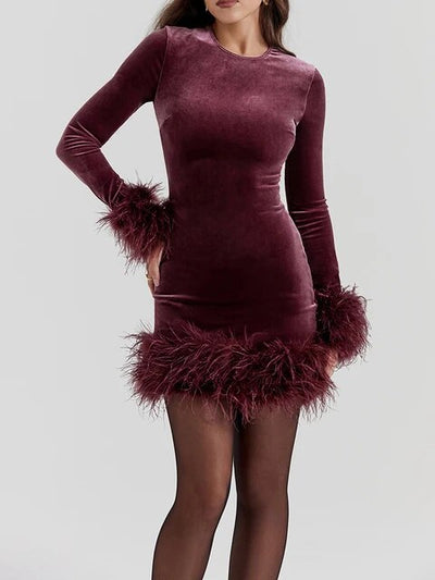 Christine | Lässiges Minikleid mit langen Ärmeln