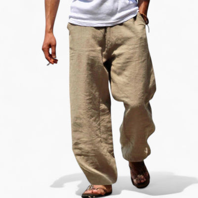 Jonas | Leichte locker sitzende Sommerhose aus Leinen