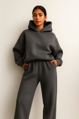 Loungewear-Set Mit Kapuze - Alexia in Grau