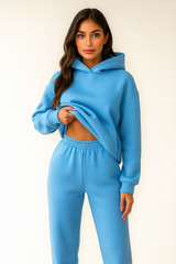 Loungewear-Set Mit Kapuze - Alexia in Blau