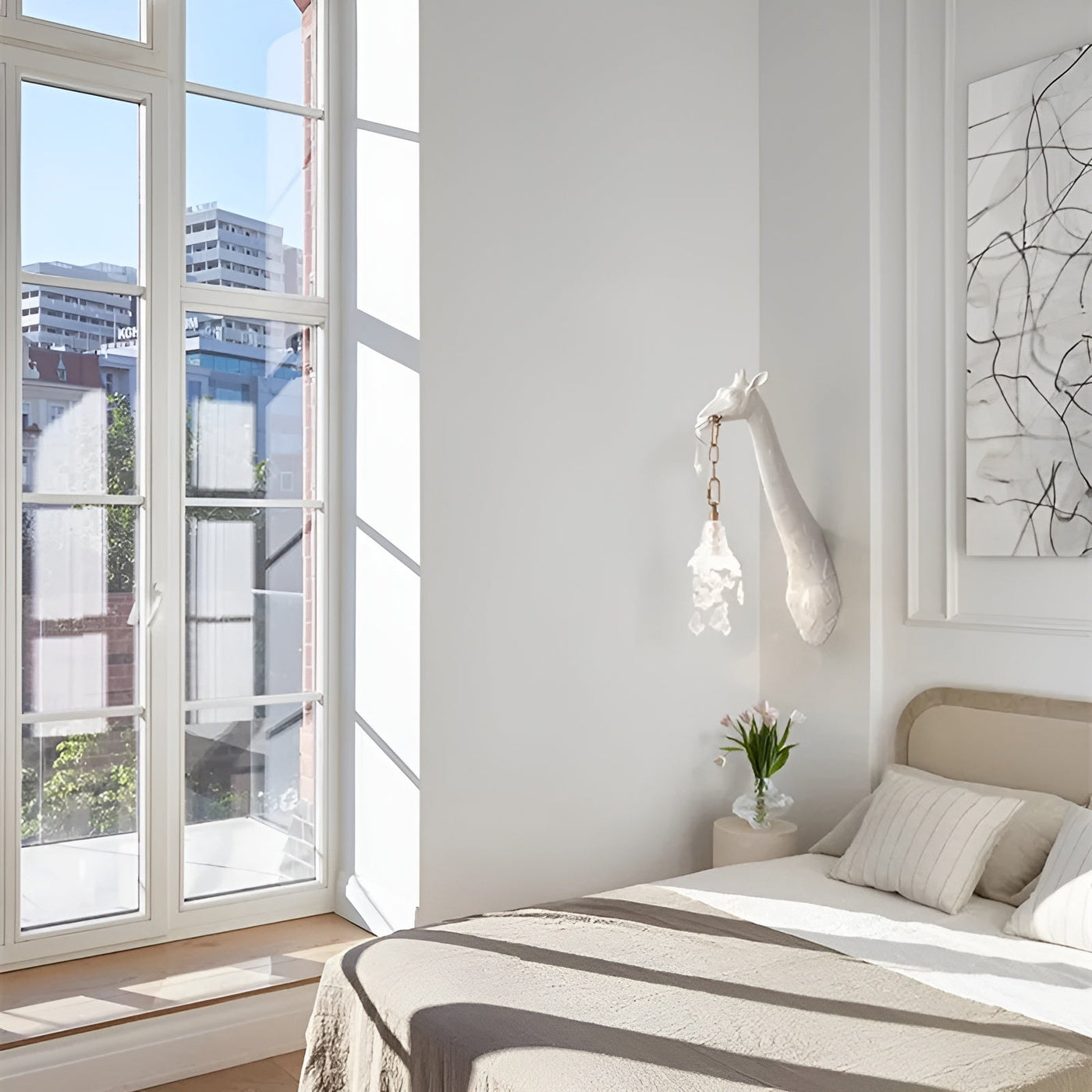 LuxeSafari Light - Dekorative Giraffen-LED-Wandlampe