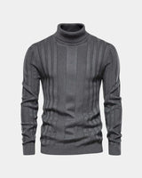 Lucas | Herren Pullover Hoher Kragen – Rollkragen Pullover Herren in Dunkelgrau