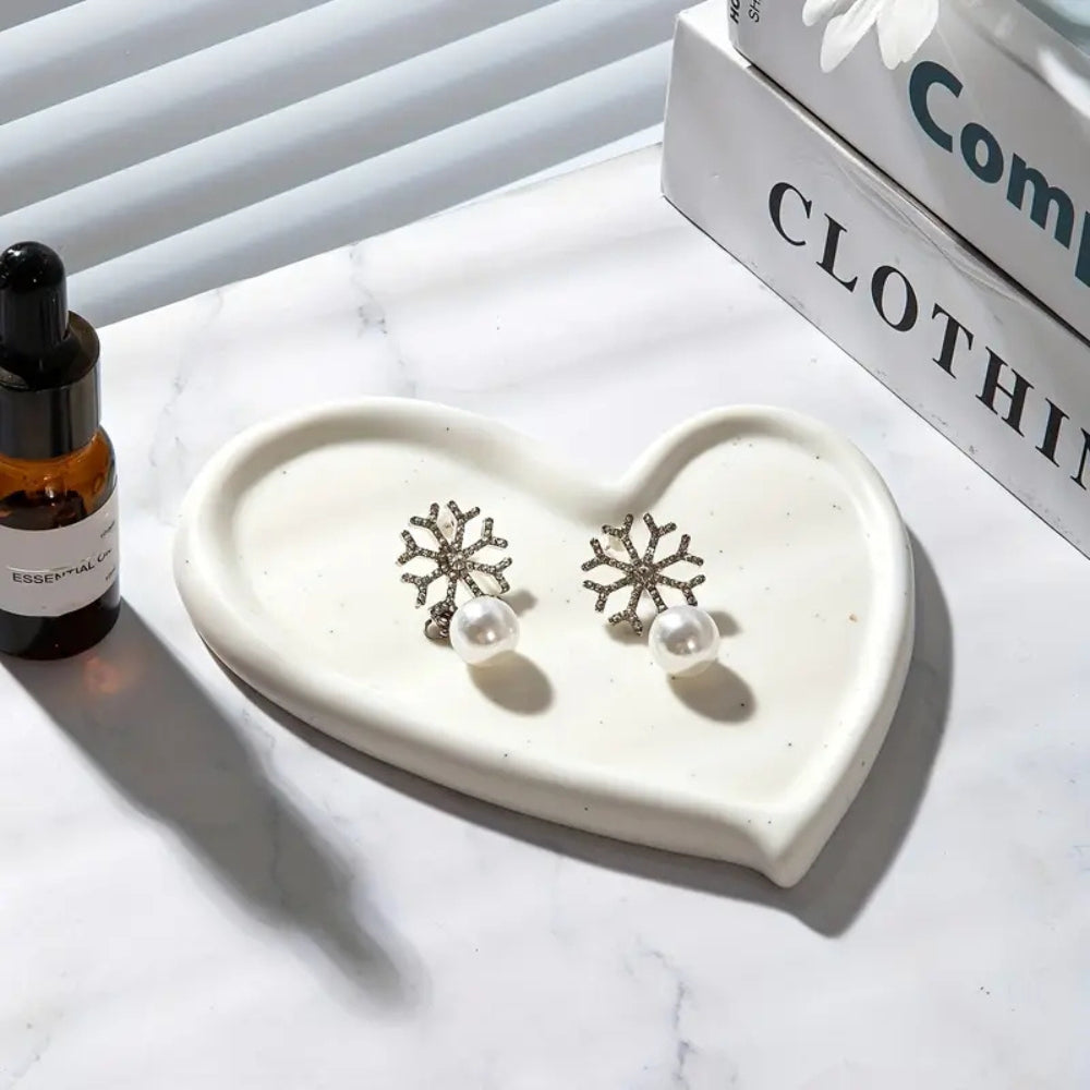 Luxe Keramischer Schmuckorganisator-Teller