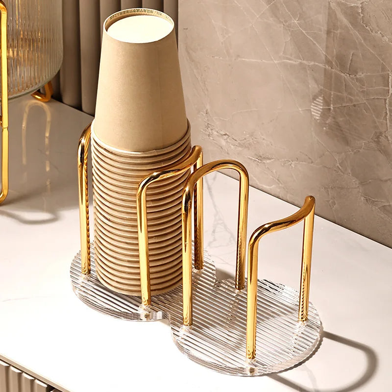 Luxe Plattenbecherhalter