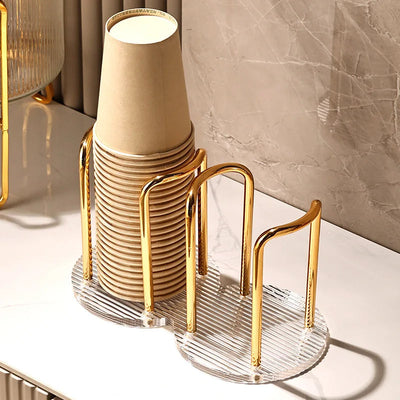 Luxe Plattenbecherhalter