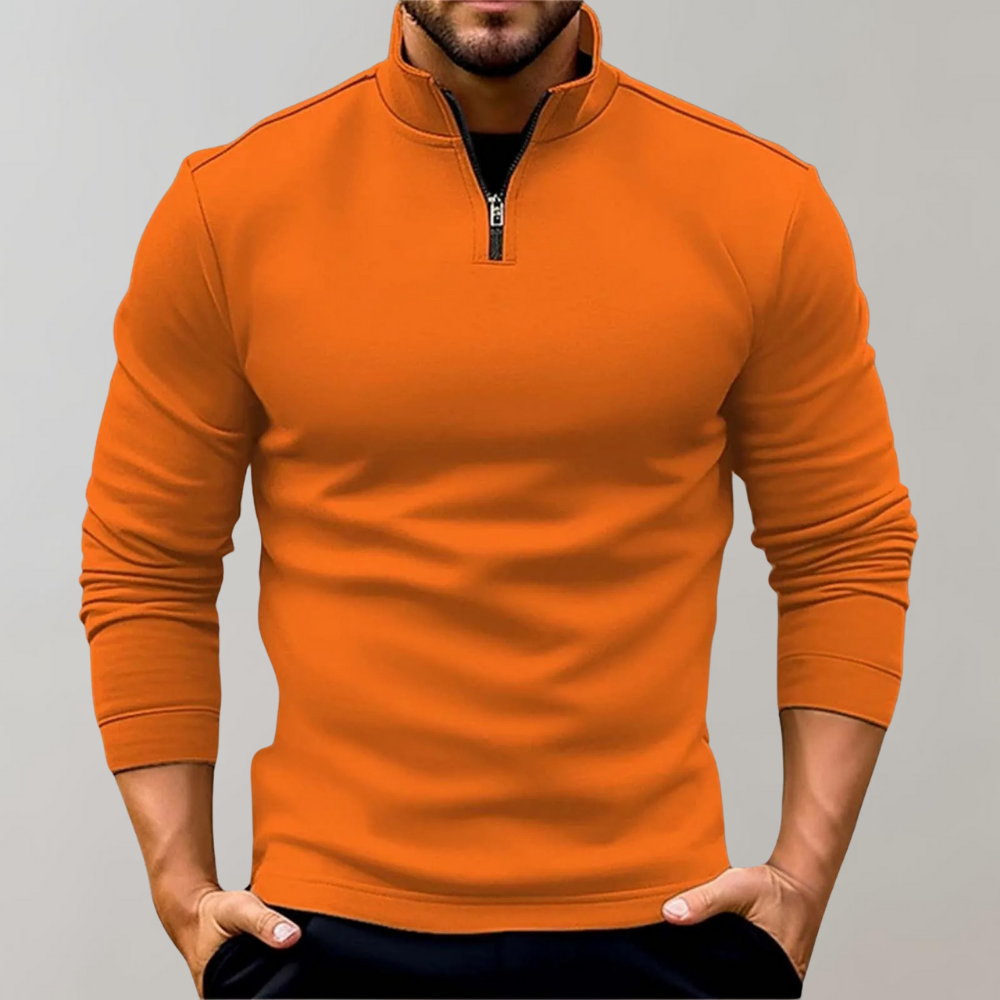 Cesar - Herren-Pullover mit Reißverschluss für lässige Eleganz
