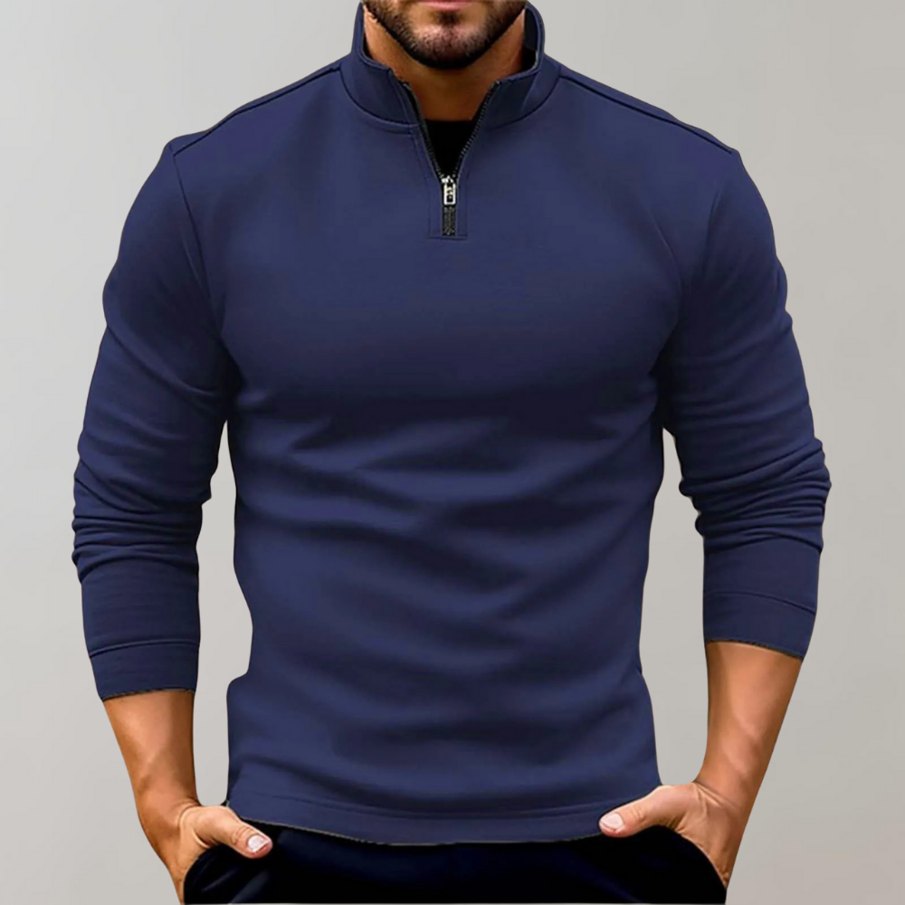 Cesar - Herren-Pullover mit Reißverschluss für lässige Eleganz