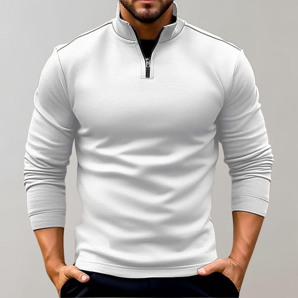 Cesar - Herren-Pullover mit Reißverschluss für lässige Eleganz