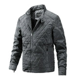 MAGNUS - Stylische Steppjacke für Männer in Grau