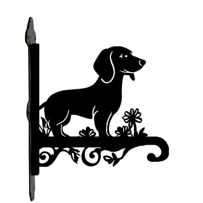Dachshund Metall Pflanzständer zum Hängen