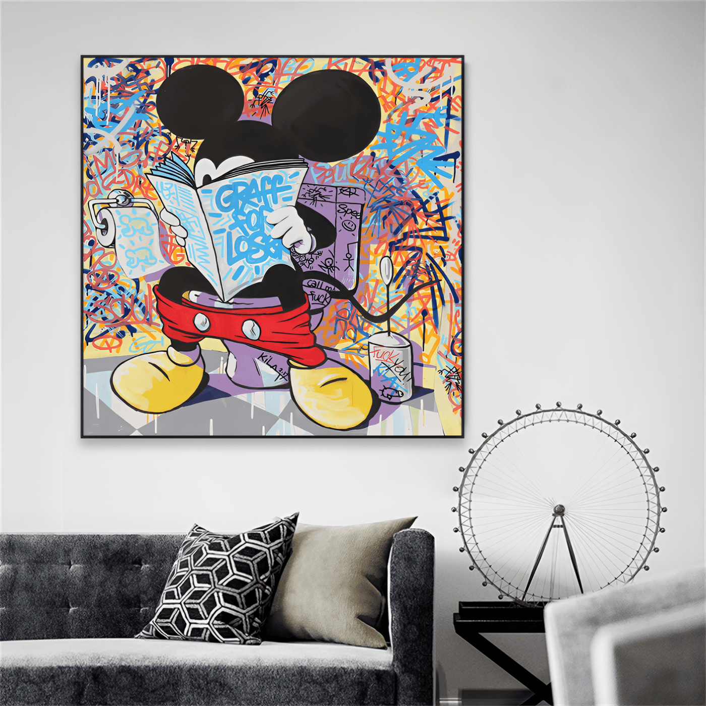 MICKEYS THRON | WANDKUNST