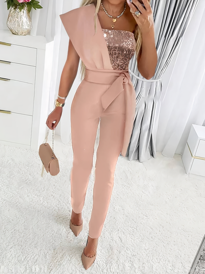 Jaylen - Eleganter ärmelloser Jumpsuit für Damen