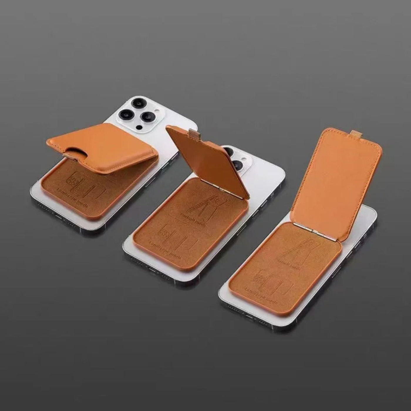 Magnetische Geldbörse mit Ständer