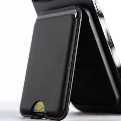 Magnetische Geldbörse mit Ständer