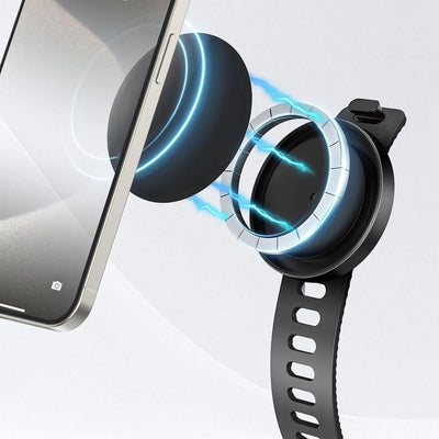 Magnetischer Telefonhalter für das Fitnessstudio, Fahrräder, Kinderwagen und magnetische Oberflächen