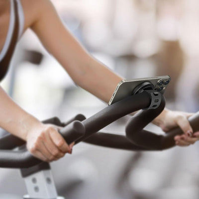 Magnetischer Telefonhalter für das Fitnessstudio, Fahrräder, Kinderwagen und magnetische Oberflächen