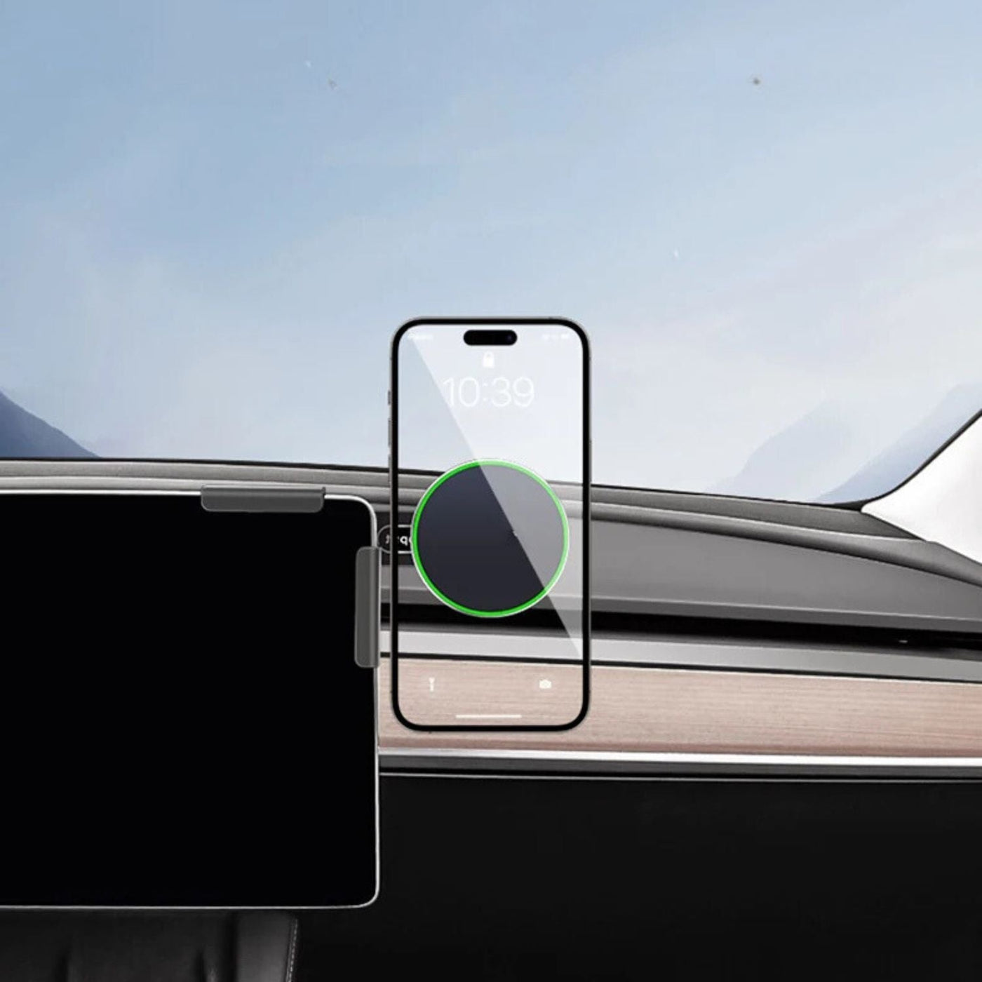 Magnetisches Auto-Ladegerät & Handyhalter für Tesla