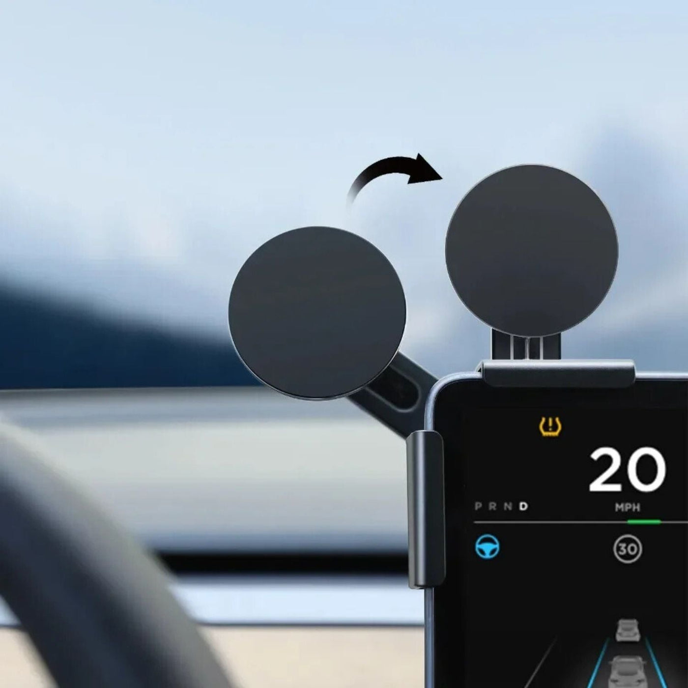 Magnetisches Auto-Ladegerät & Handyhalter für Tesla