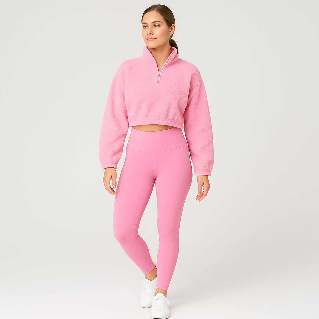 Marlis | Fleecegefüttertes Yoga-Outfit-Set