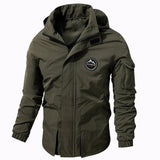 Stoere Herren Winterjacke - Riley in Olivgrün