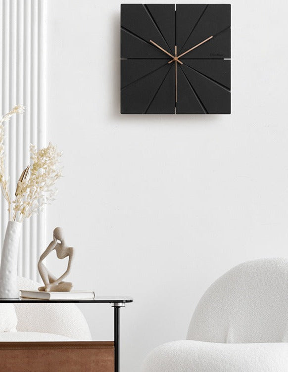 Minimalistische moderne stille Wanduhr für das Wohnzimmer