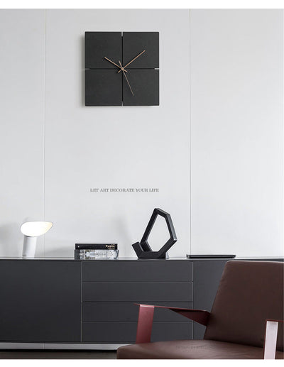 Minimalistische moderne stille Wanduhr für das Wohnzimmer