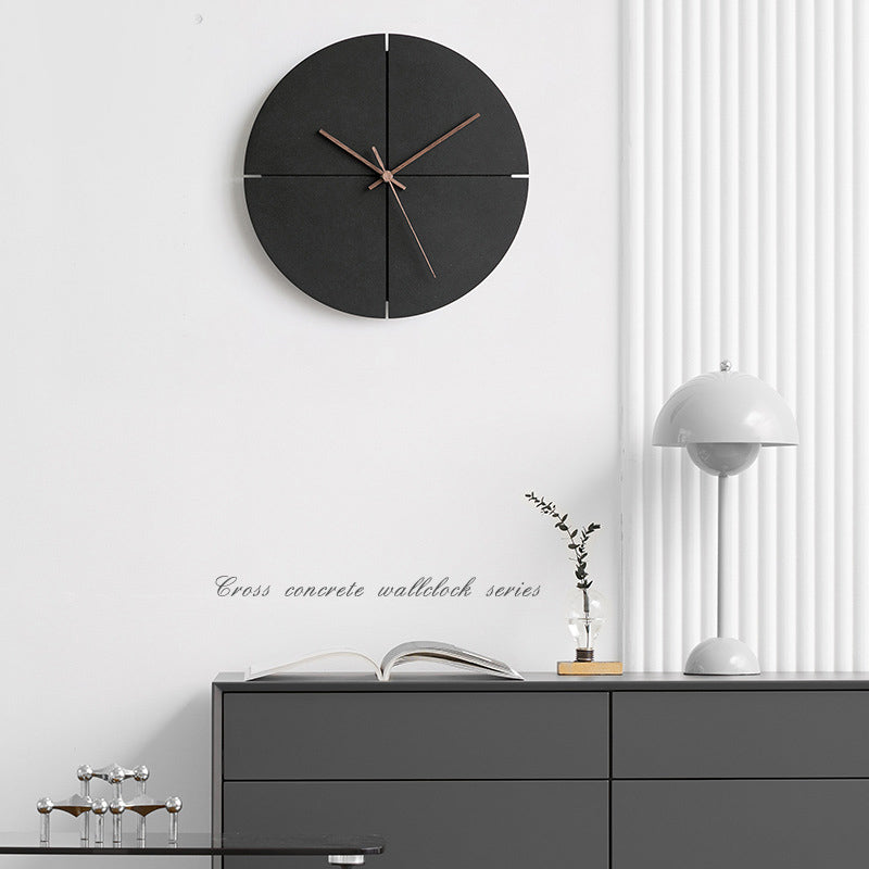 Minimalistische moderne stille Wanduhr für das Wohnzimmer